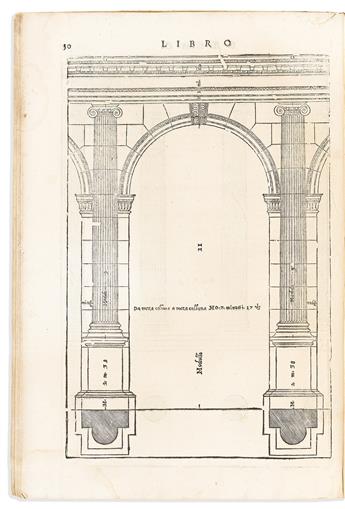 Palladio, Andrea (1508-1580) LArchitettura Di Andrea Palladio Divisa in Quattro Libri.